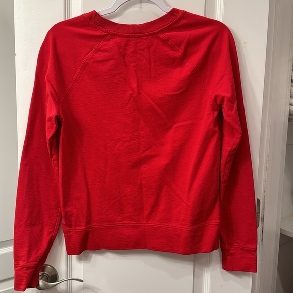 Armani Exchange Women’s Red Crew Neck Sweatshirt Size Medium - Picture 3 of 4
